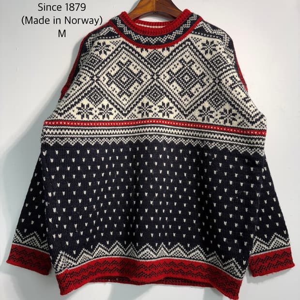 [m] Dale of norway 데일오브노르웨이 노르딕 니트  울100