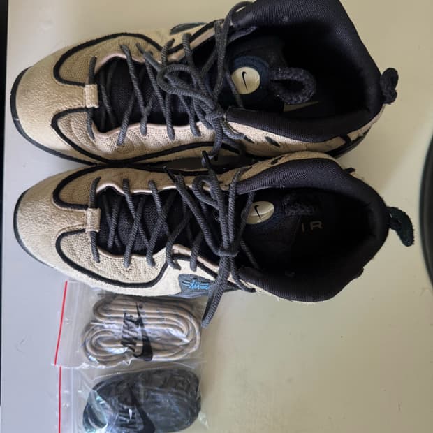 나이키x스투시 에어페니 라탄 앤 라임스톤 280