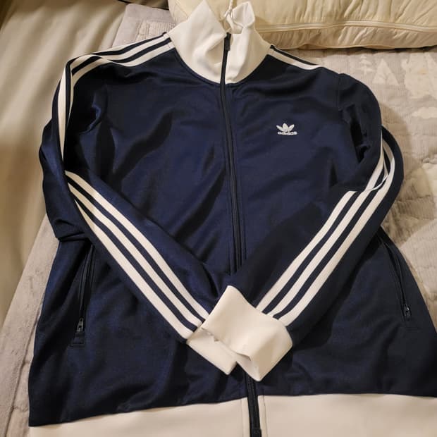 아디다스 트랙탑 네이비 XL