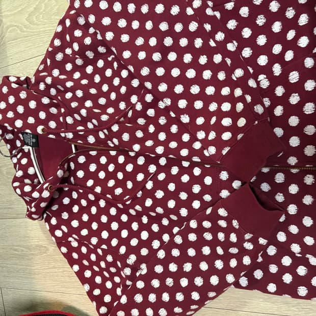 스투시 도트 기모집업 m