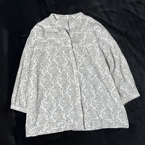 일본빈티지 패턴 셔츠