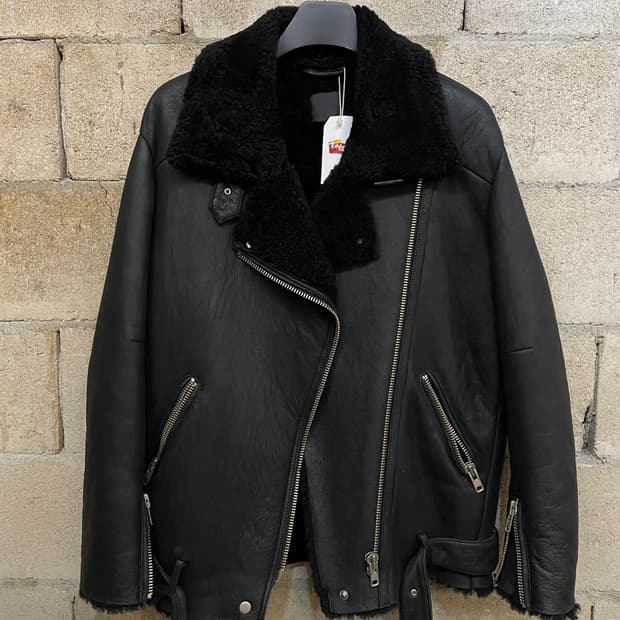 빈티지 램스킨 무스탕 자켓