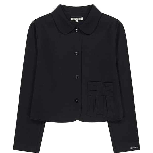 코이세이오 리본 자켓 블랙 2사이즈