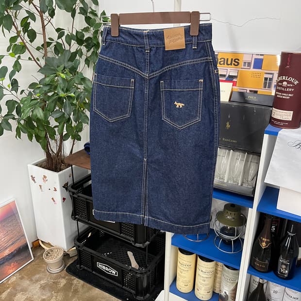 메종키츠네 데님 스커트 24