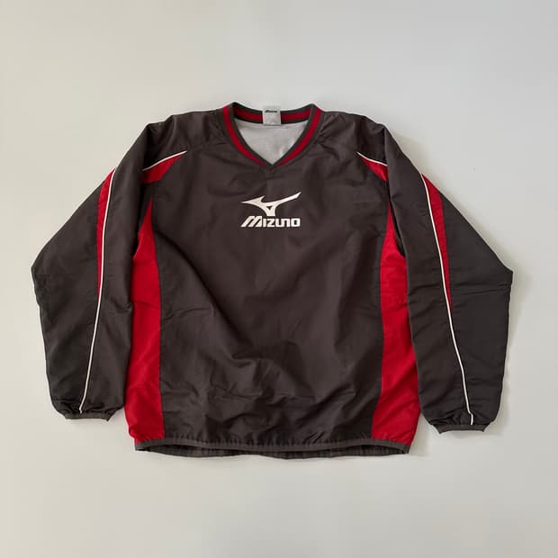 미즈노 mizuno 빅로고 기모 웜업