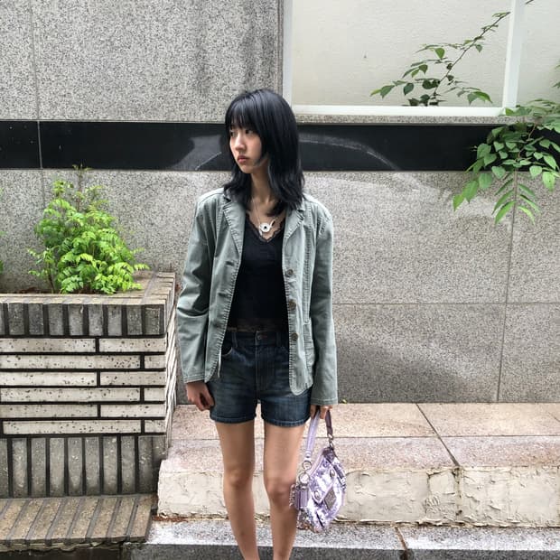 vtg button jacket 