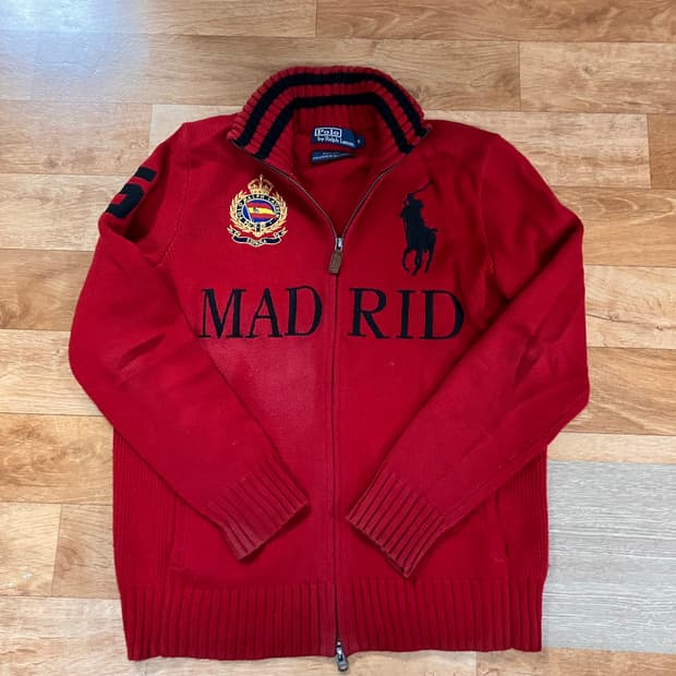 폴로 치프키프 빅포니 마드리드 니트집업 급처
