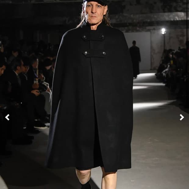 Junya Watanabe MAN x Palace wool cape