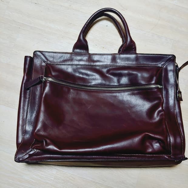 초콜렛 브라운 dakota 일본 가죽 서류가방