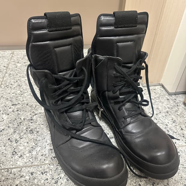 릭오웬스 / 지오바스켓 올블랙 / 44