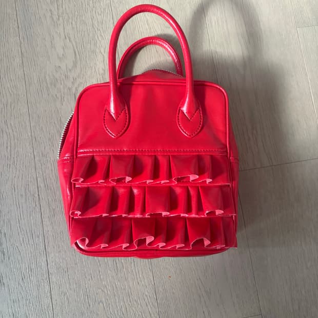 꼼데가르송걸 프릴 토트백