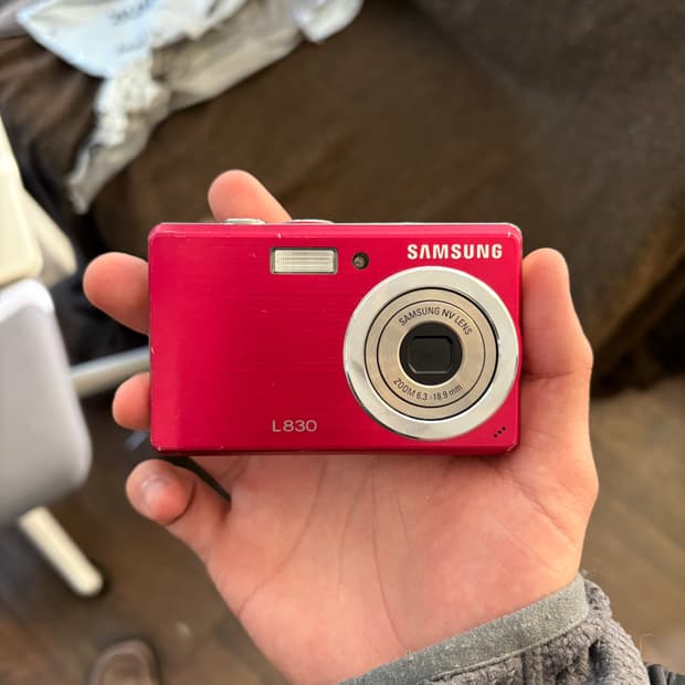 삼성 블루 l830 디지털카메라