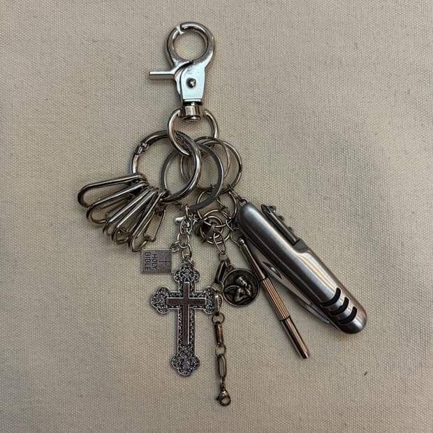 Silver Cross Utility Keyring (Mini Tool)