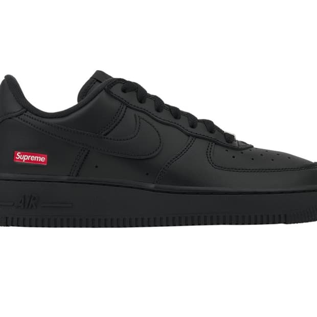 나이키 x 슈프림 에어포스 1 로우 블랙 260