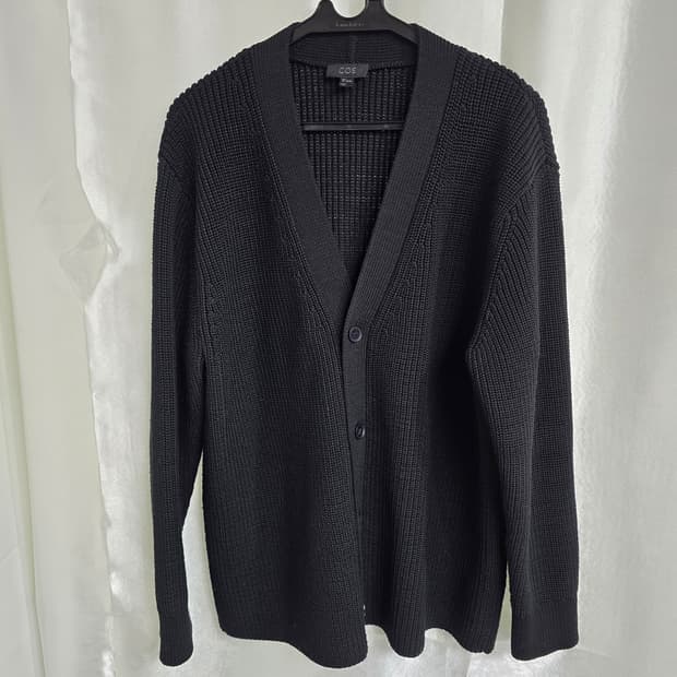 COS 블랙 니트 가디건 (1882)