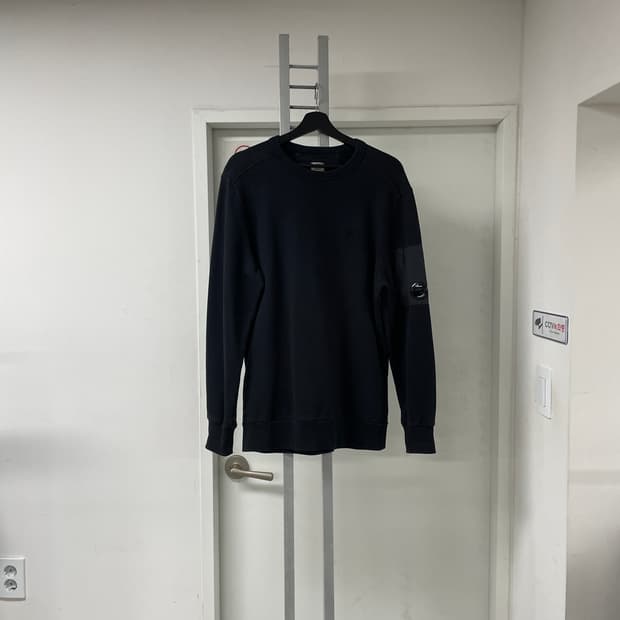 CP 컴퍼니 렌즈 긴팔 티셔츠 블랙 L