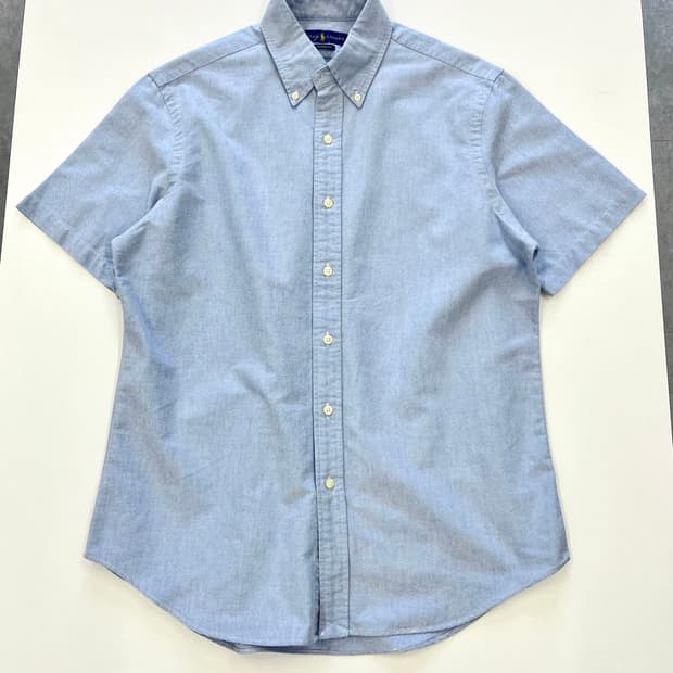 폴로랄프로렌 솔리드 옥스포드 반팔셔츠