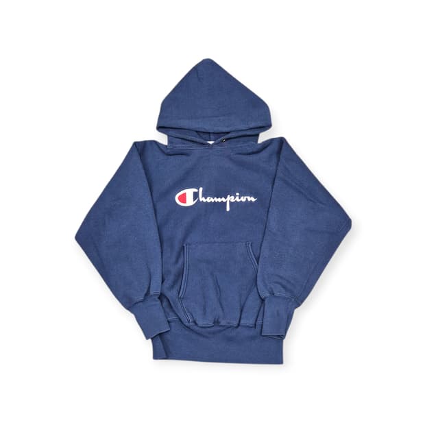 90s 챔피온 리버스위브 후드 네이비