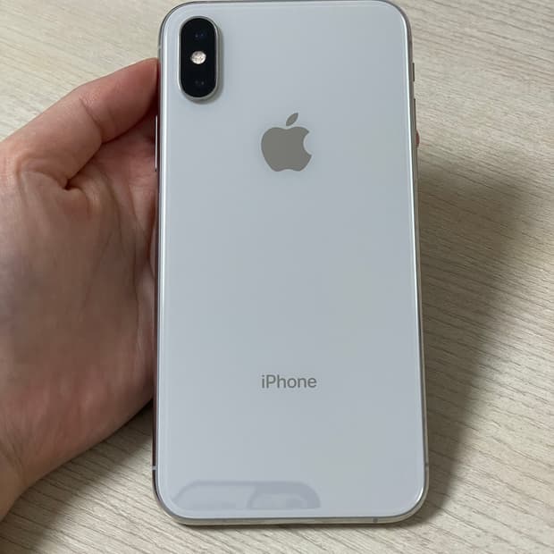 아이폰xs 화이트 실버 256기가 순정폰