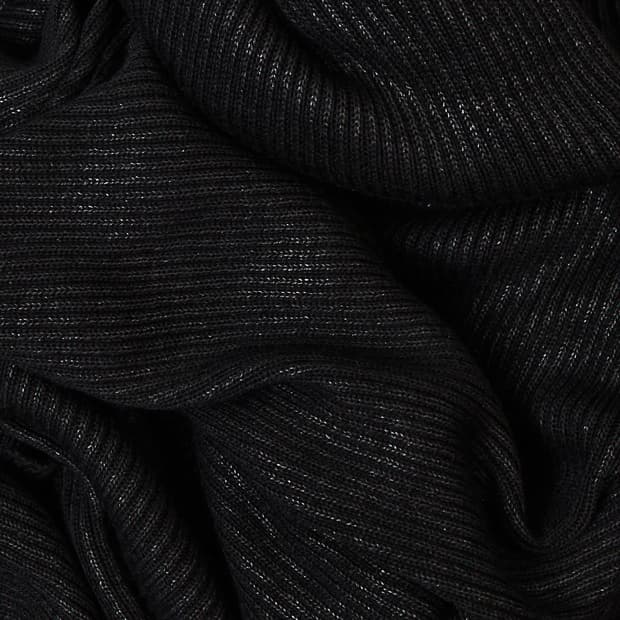 Julius FW2024 코팅 울 니트 탑