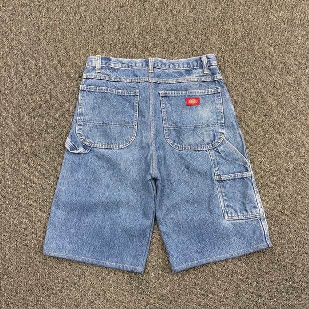 OS) 디키즈 빈티지 카펜터 데님 쇼츠 44x30