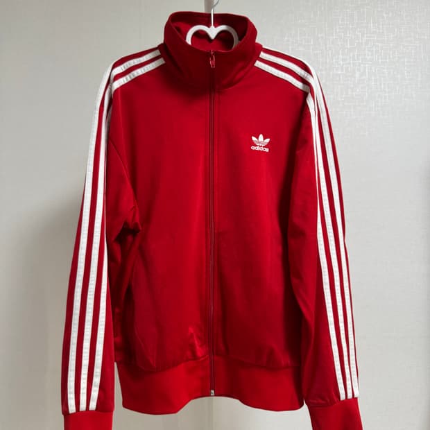 아디다스 파이어버드 레드 트랙탑 져지 L
