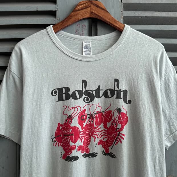 [M]웨어하우스 Boston Robster 프린팅 티셔츠