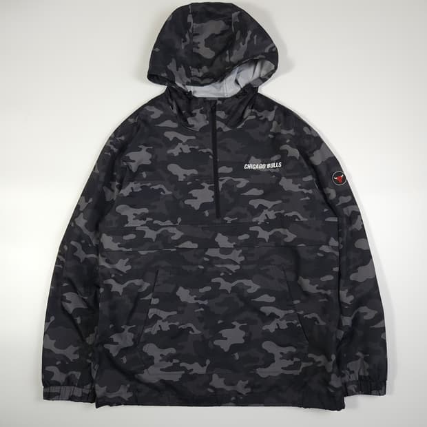 NBA 시카고불스 카모 아노락 바람막이 