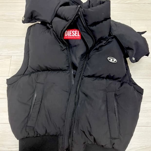 디젤 조끼패딩