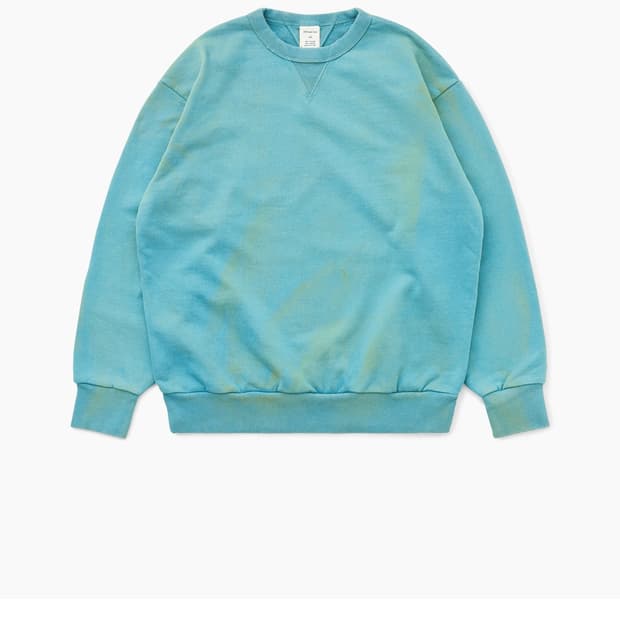 카키스 크루넥 블루 XL