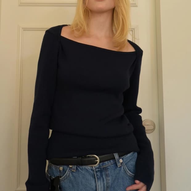 무아르무스Arrow Soft Knit [Navy] 