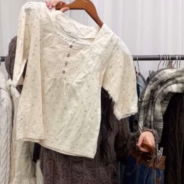 브라운 데님 set 