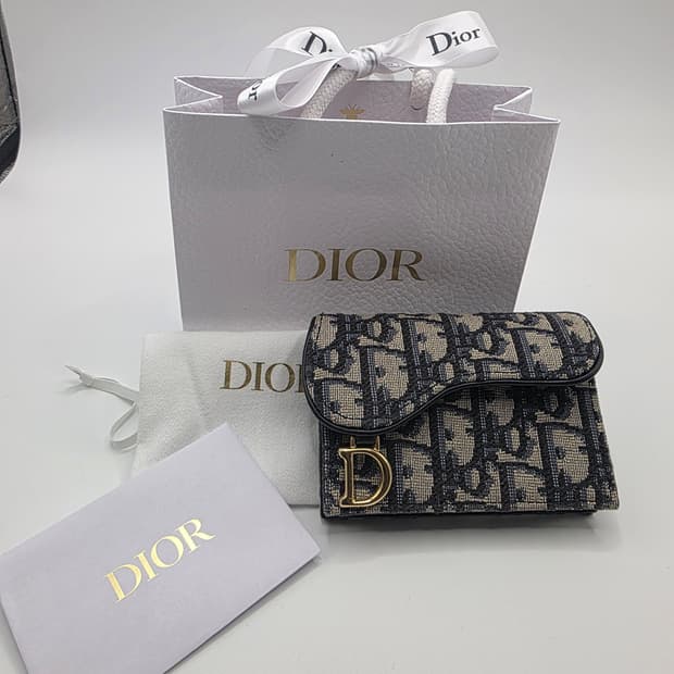 디올 오블리크 카드지갑