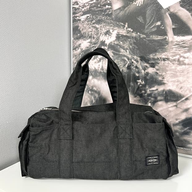 PORTER SMOKY-BOSTON BAG L (Black)
