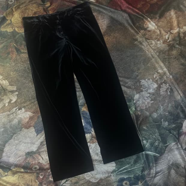 일본 빈티지 브라운벨벳팬츠 30
