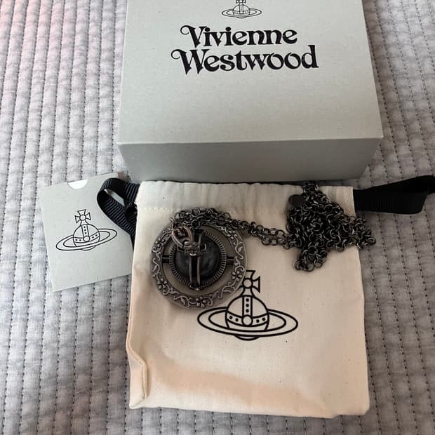 비비안웨스트우드 빅ord 블랙 목걸이