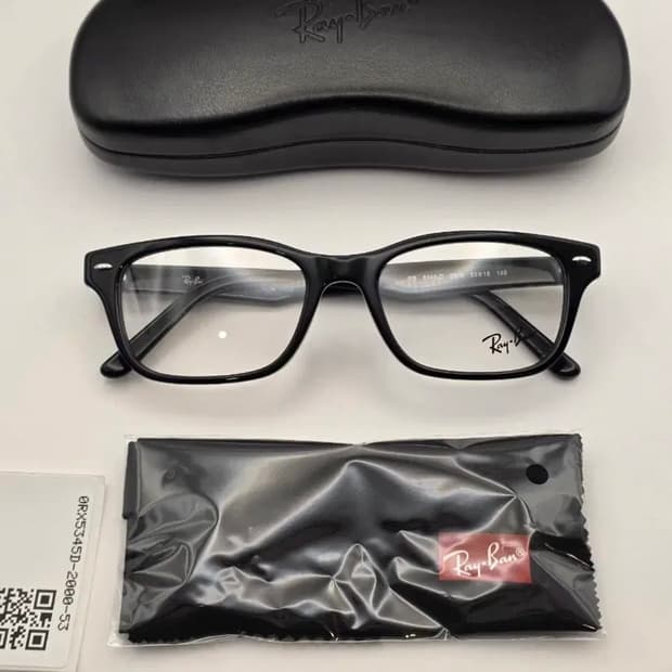 레이벤 작은뿔테 RB5345D 2000 53 새상품