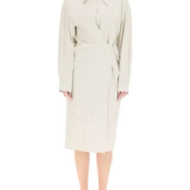 르메르 트위스트 랩 셔츠 원피스 34