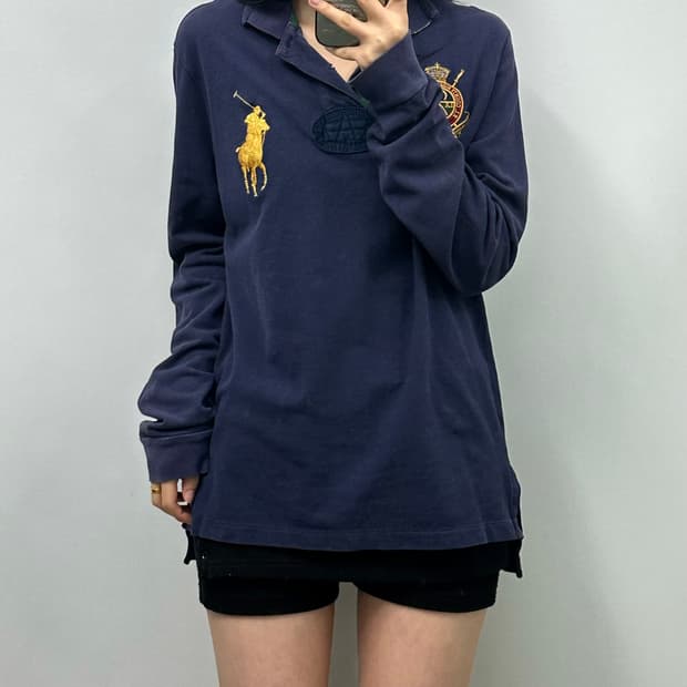 폴로 랄프로렌 빅포니 긴팔 카라 티셔츠