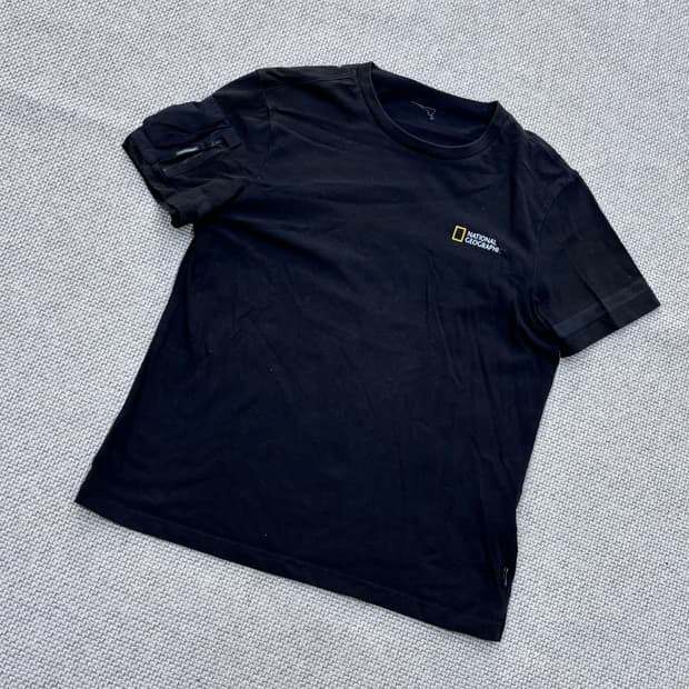 105(XL) 내셔널지오그래픽 남성 소매포켓 반팔 티셔츠 0731E