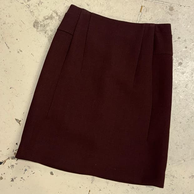Marni 마르니 버건디 스커트 