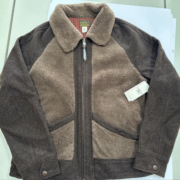 새상품)rrl 플리스 그리즐리 L