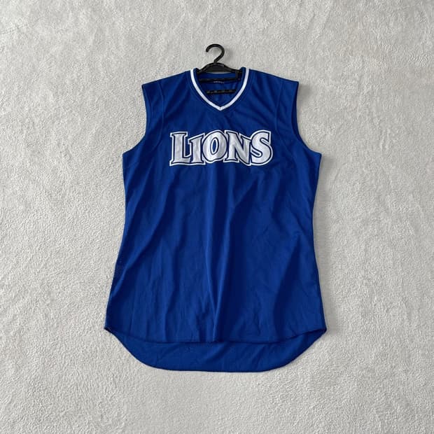 삼성라이온즈 올드 선수실착 민소매 나시 정성열