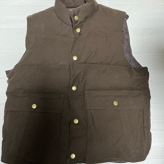 (새상품) 로파이 몰스킨 덕다운 베스트