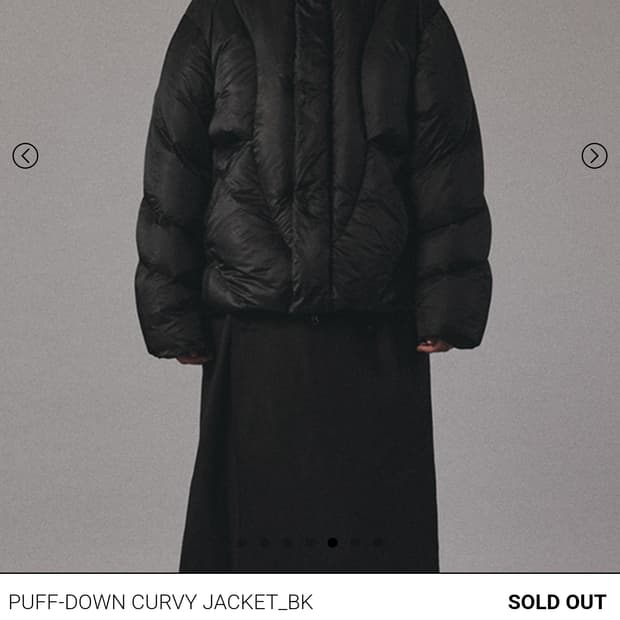 [M] 코드 퍼프 다운 커비 자켓