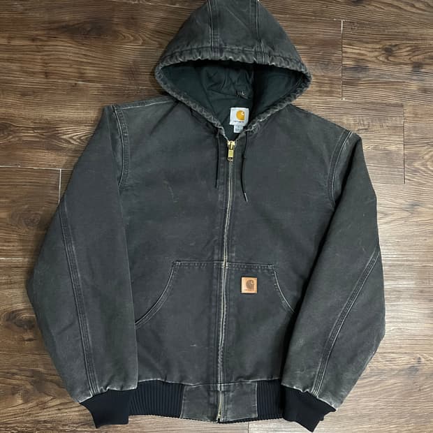 칼하트 J130 BLK 액티브 자켓 블랙