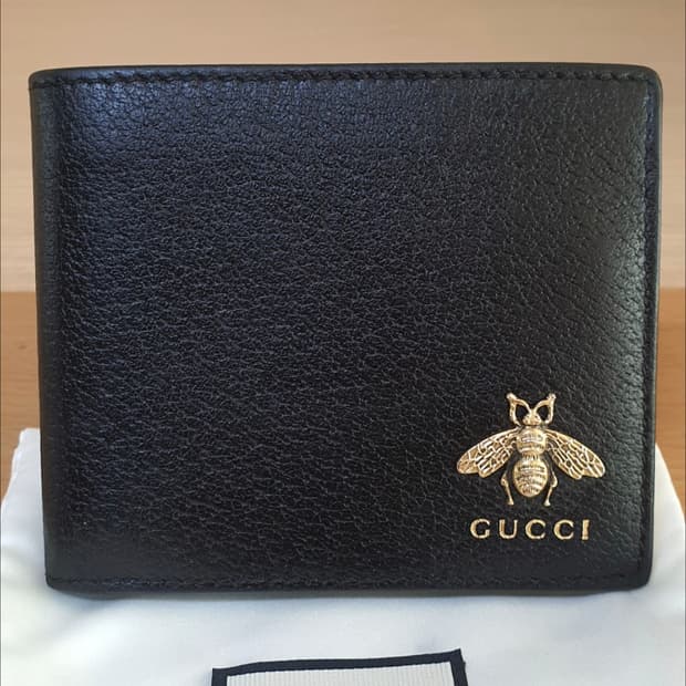구찌 꿀벌 반지갑/지갑 새상품급 정품(감정O)