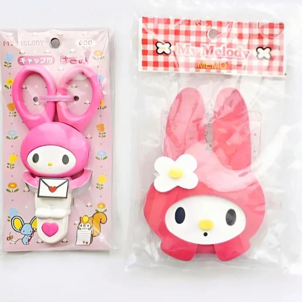 마이멜로디2종세트, 마이멜로디 가위, 마이멜로디 메모지