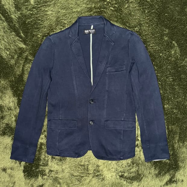 [M] Beams 빔즈 하트 클래식 핏 코튼 블레이저 네이비