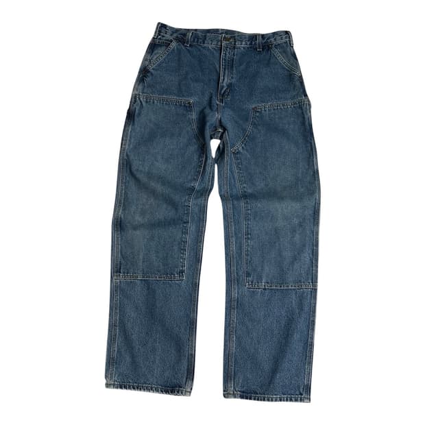 칼하트 가죽탭 더블니 카펜터팬츠